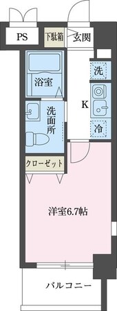 LaSante立川の物件間取画像